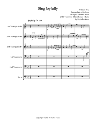 Sing Joyfully (Eb) (Brass Sextet) (3 Trp, 2 Trb, 1 Tuba)