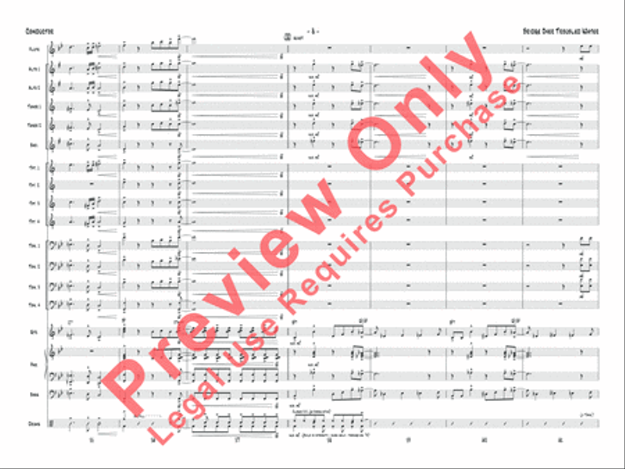 Bridge Over Troubled Water Jazz Ensemble scores gallery preview page 21