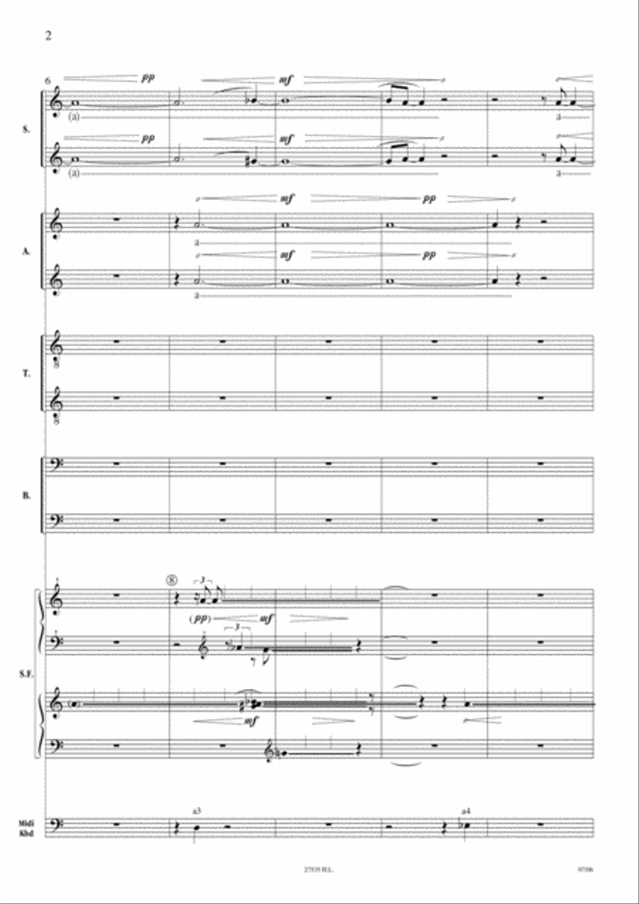 Amaris Et Dulcibus Aquis Amaris Et Dulcibus Aquis Choir scores gallery preview page 4