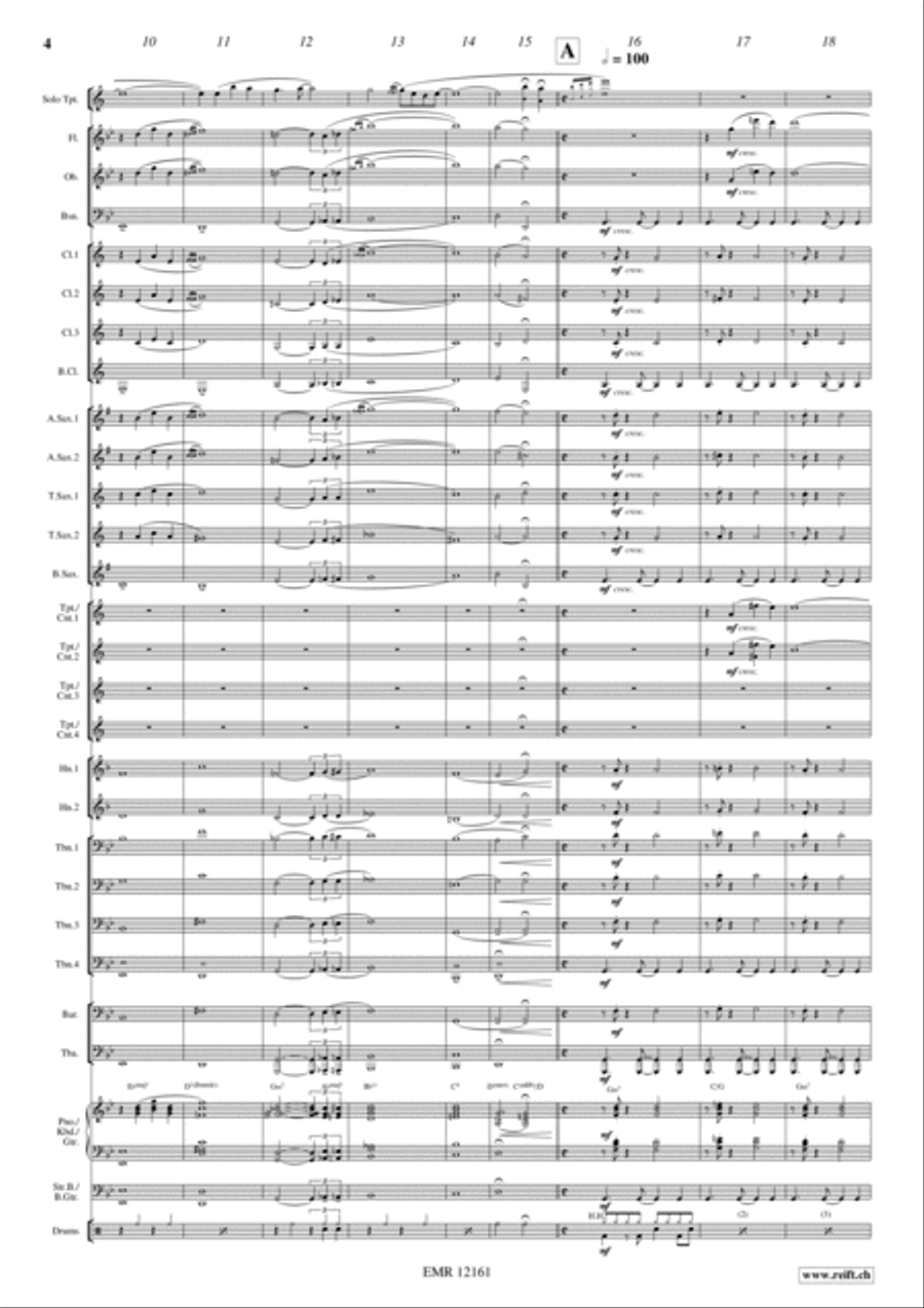 Funkytrumpet Concert Band scores gallery preview page 4