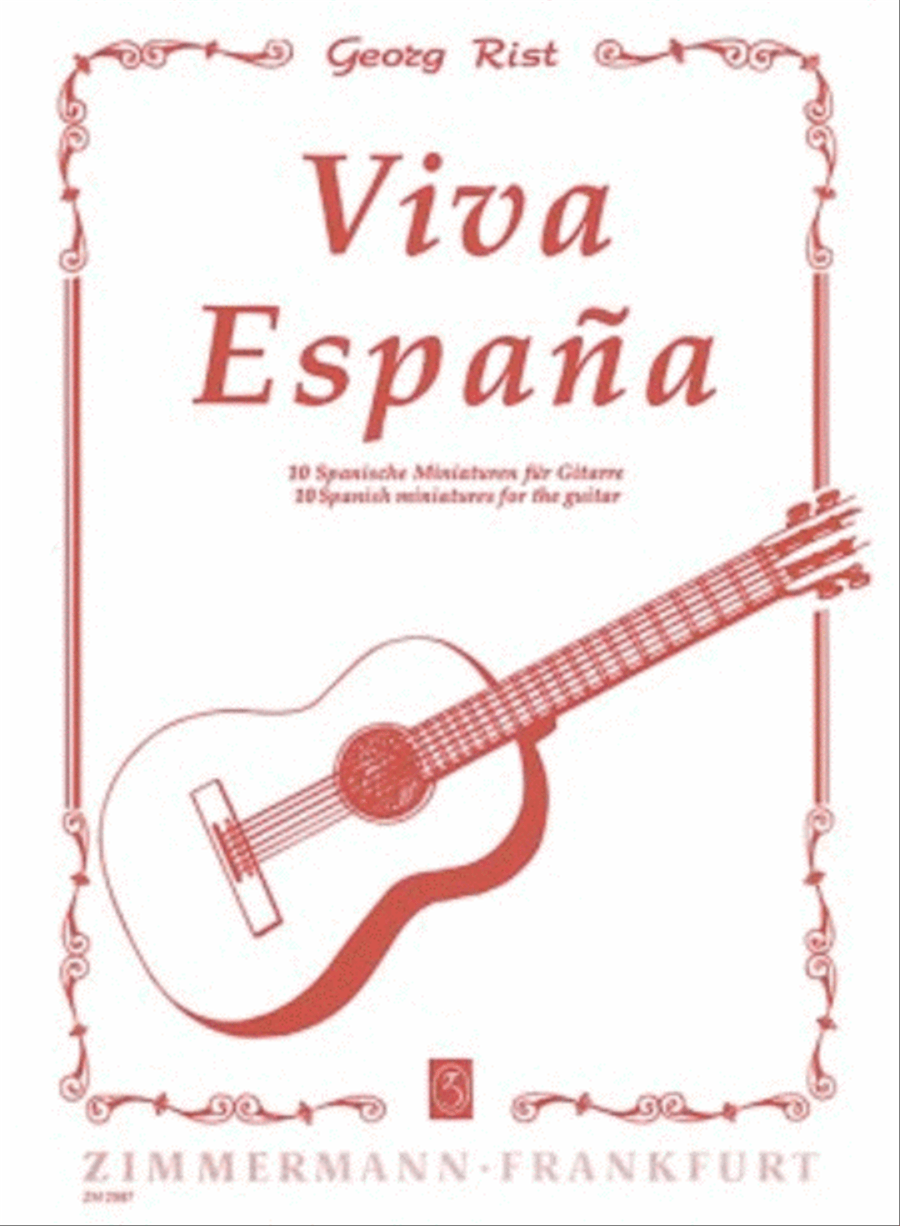 Viva Espana Guitar scores gallery preview page 1