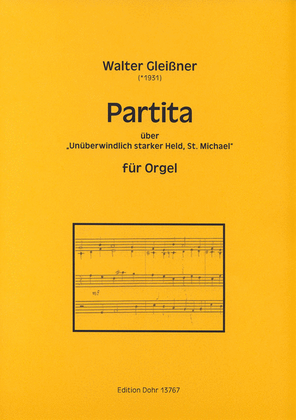 Book cover for Partita über "Unüberwindlich starker Held, St. Michael" für Orgel