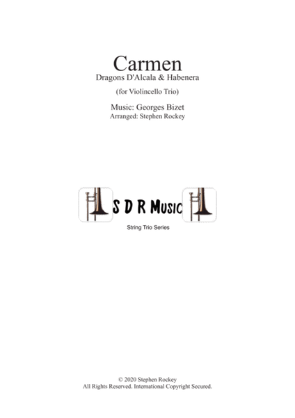 Carmen: 2 Pieces for Violincello Trio image number null