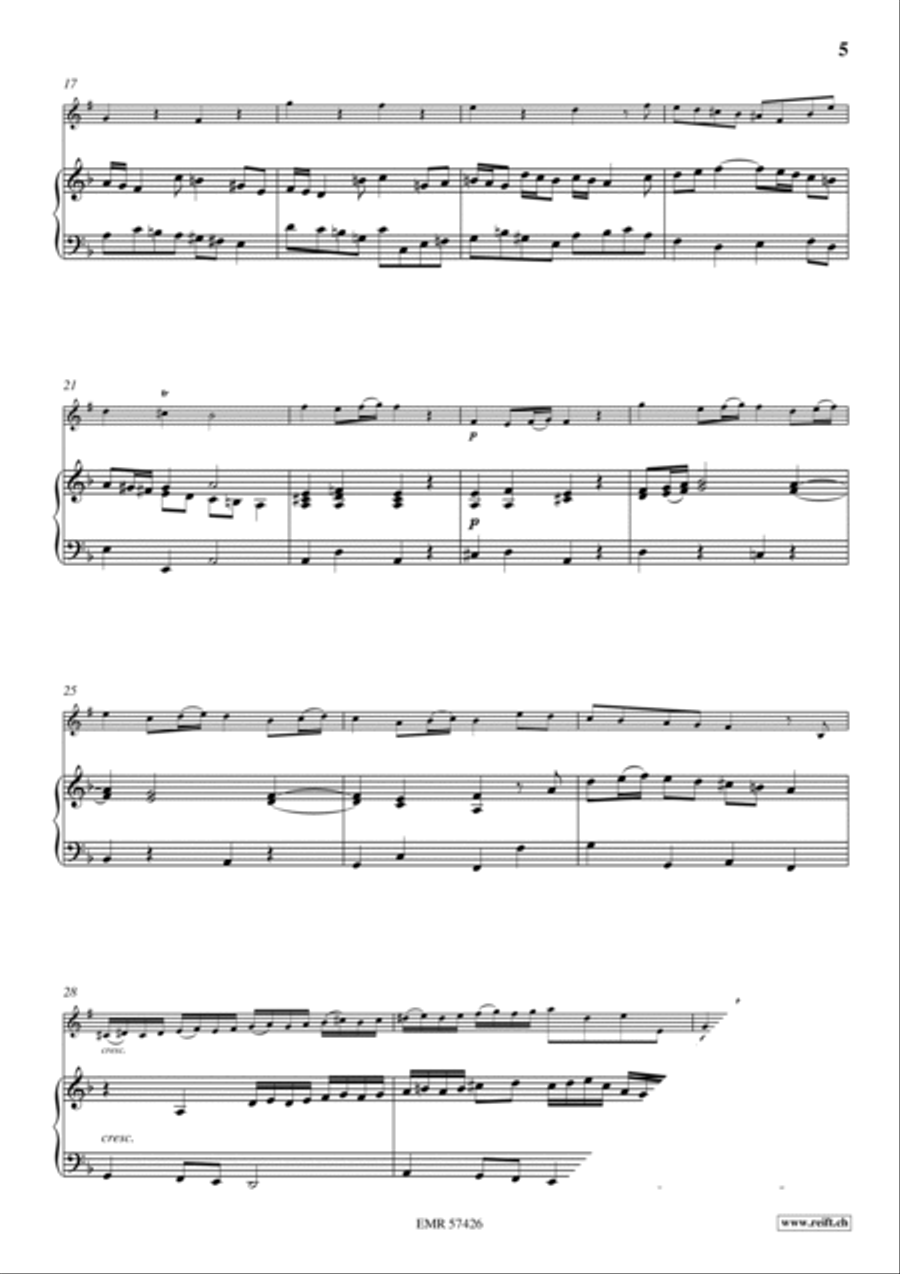 Sonata No. 5 Euphonium scores gallery preview page 6