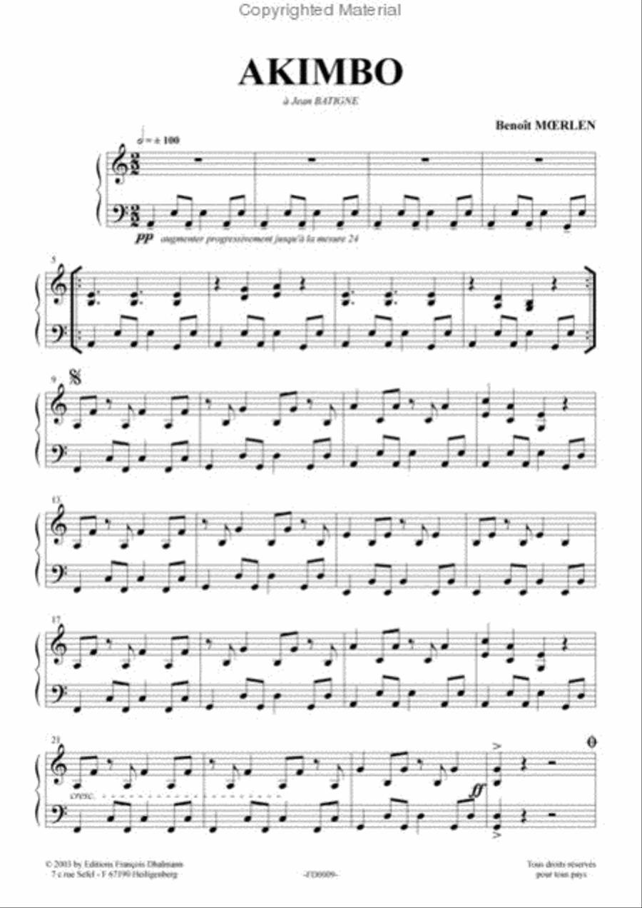 Akimbo Marimba scores gallery preview page 2