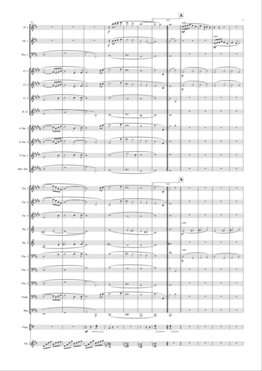Riposa in Pace by Jannes Jacobs Concert Band scores gallery preview page 3