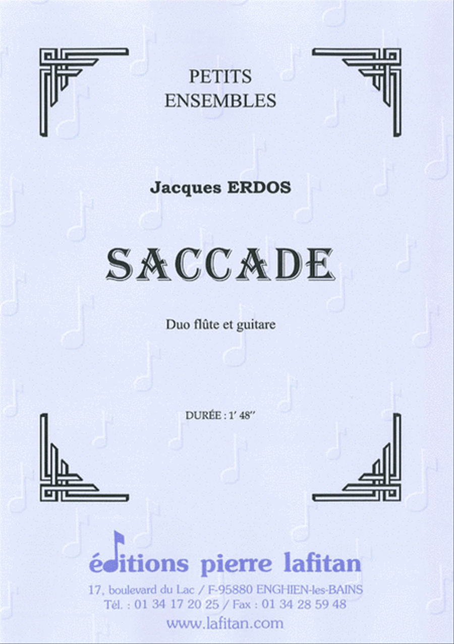 Saccade Flute scores gallery preview page 1