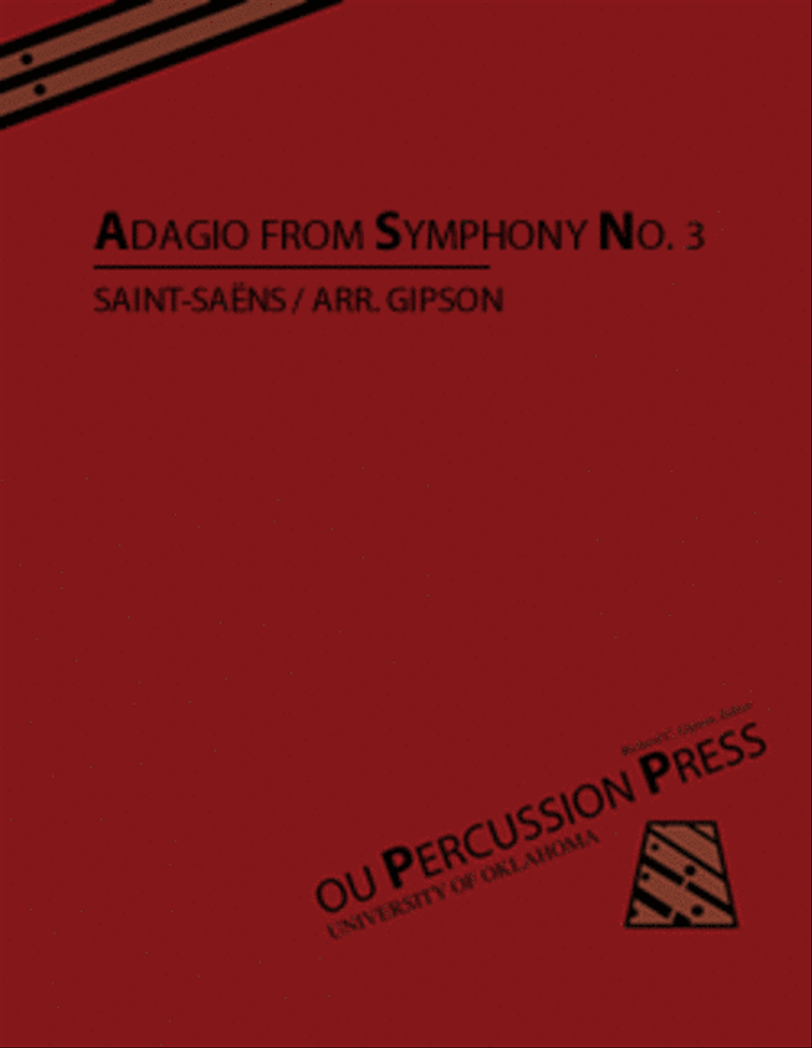 Adagio from Symphony No. 3 Percussion Ensemble scores gallery preview page 1