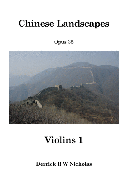 Chinese Landscapes - Violin 1 image number null