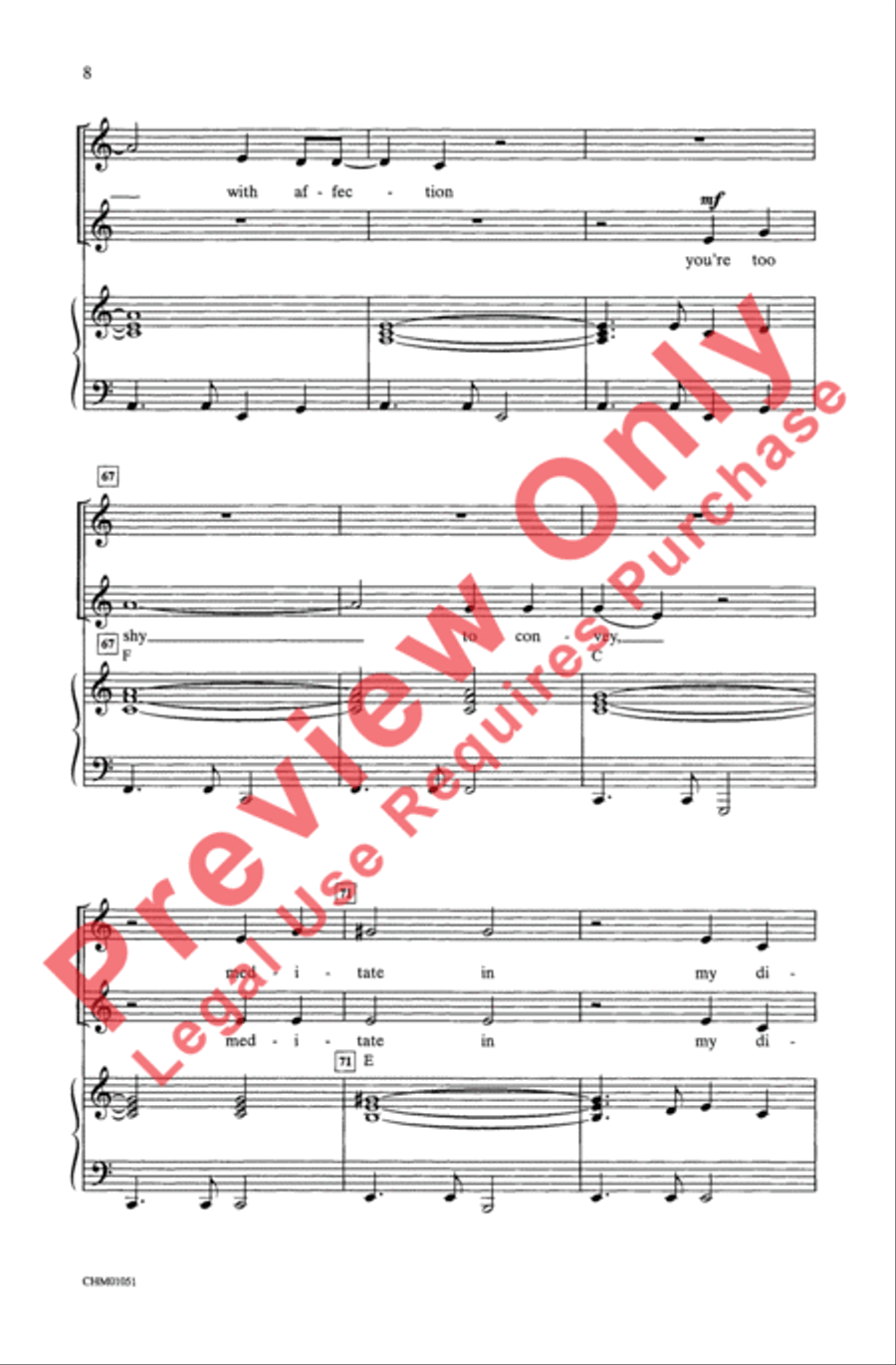 You're the One That I Want 2-Part scores gallery preview page 8