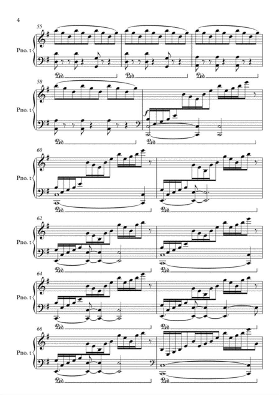 No Way Out Piano Solo scores gallery preview page 4