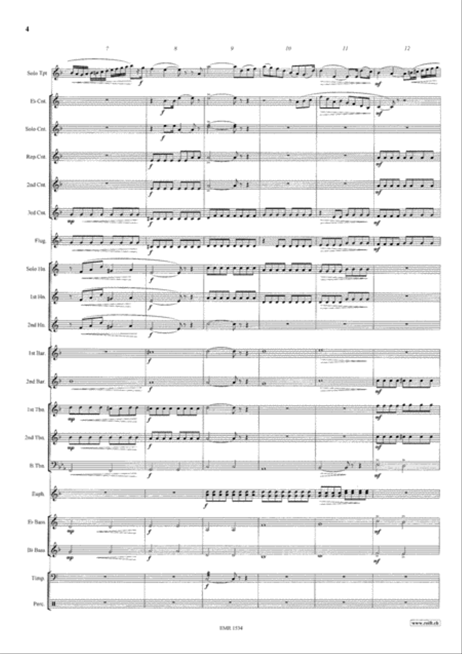 Konzertstuck No. 2 Brass Band scores gallery preview page 5