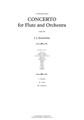 Book cover for Concerto for Flute and Chamber Orchestra