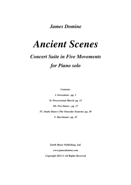 Piano Suite #1 (Ancient Scenes) image number null