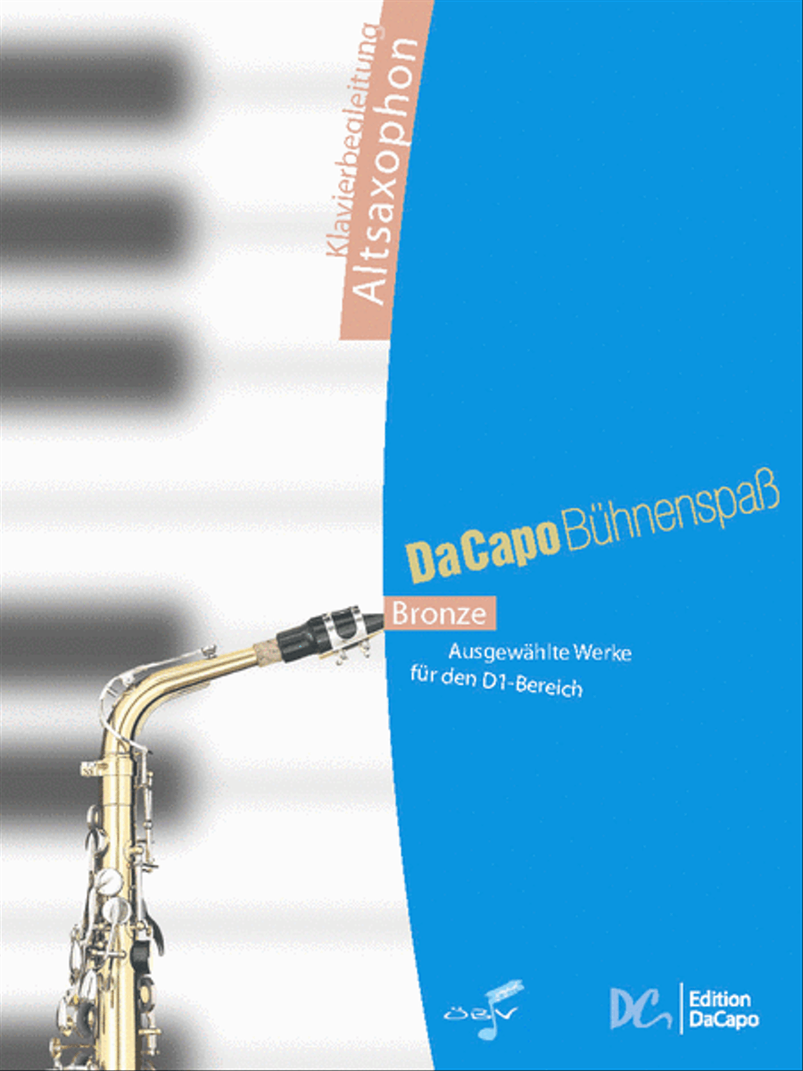 Da Capo Bühnenspaß Bronze - Klavierbegl Altsax Piano Accompaniment scores gallery preview page 1