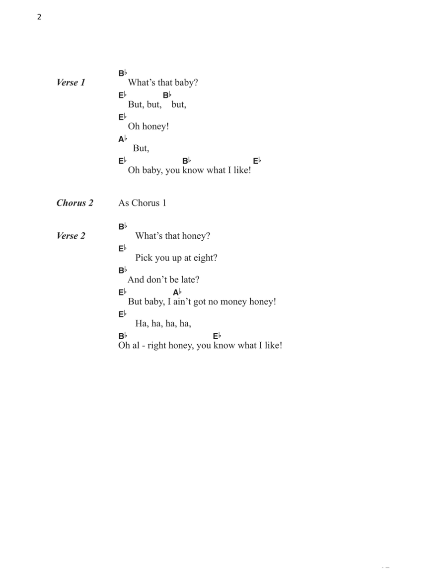 Chantilly Lace Chantilly Lace Guitar scores gallery preview page 2