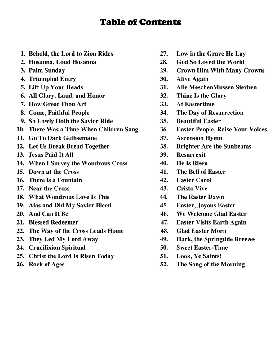 52 Easter Hymns for the Solo Performer - viola Viola Solo scores gallery preview page 2