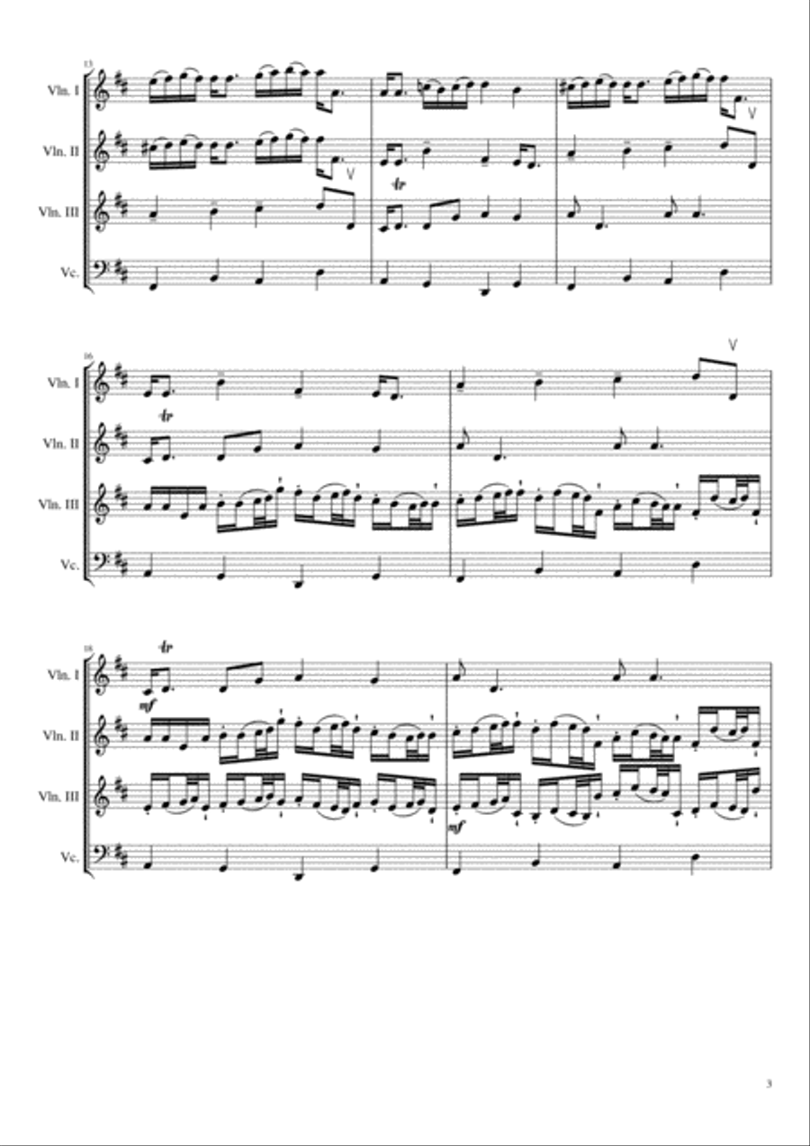 Canon in D Retrograde Version (Score+Parts) Small Ensemble scores gallery preview page 3