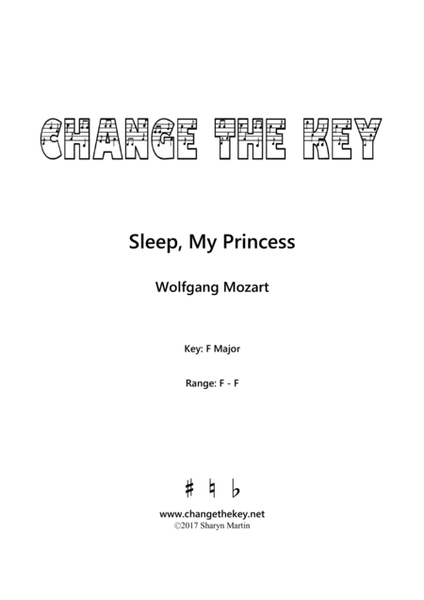 Sleep, my princess - F Major