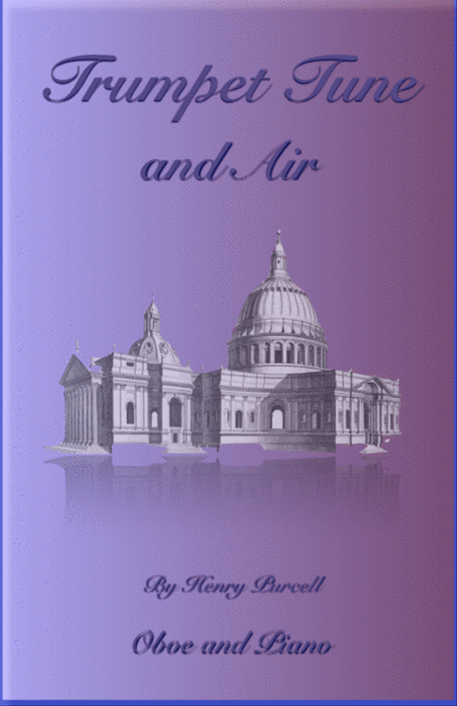 Trumpet Tune and Air, by Purcell; for solo Oboe and Piano Piano scores gallery preview page 1