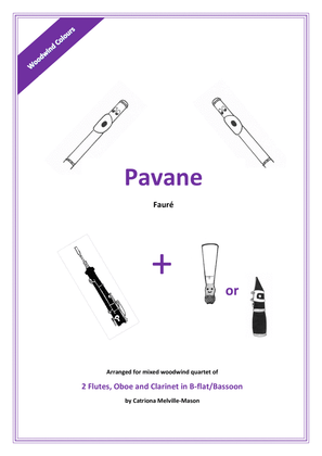 Pavane (2 flutes, oboe and clarinet/bassoon)