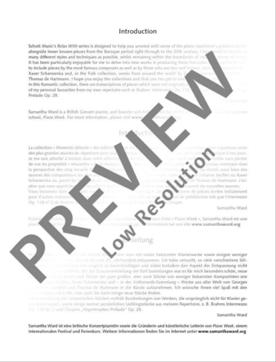 Relax with Romantic Piano Piano Solo scores gallery preview page 4