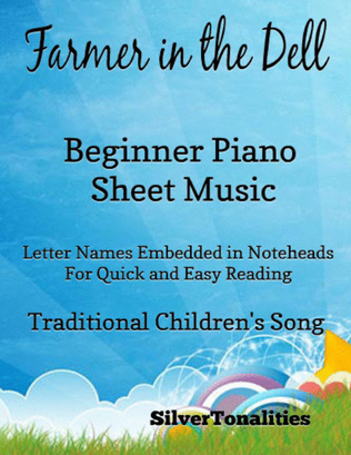 Book cover for The Farmer in the Dell Beginner Piano Sheet Music