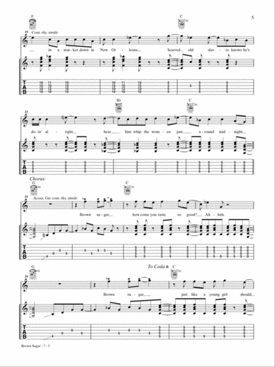 Ultimate Easy Guitar Play-Along -- The Rolling Stones Guitar Tablature scores gallery preview page 6