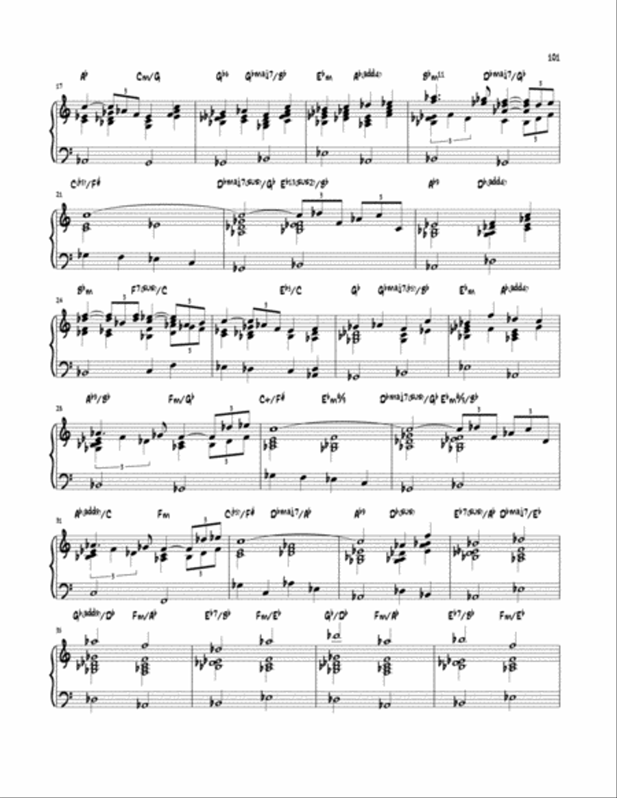 To The Woman In My Life Piano scores gallery preview page 2