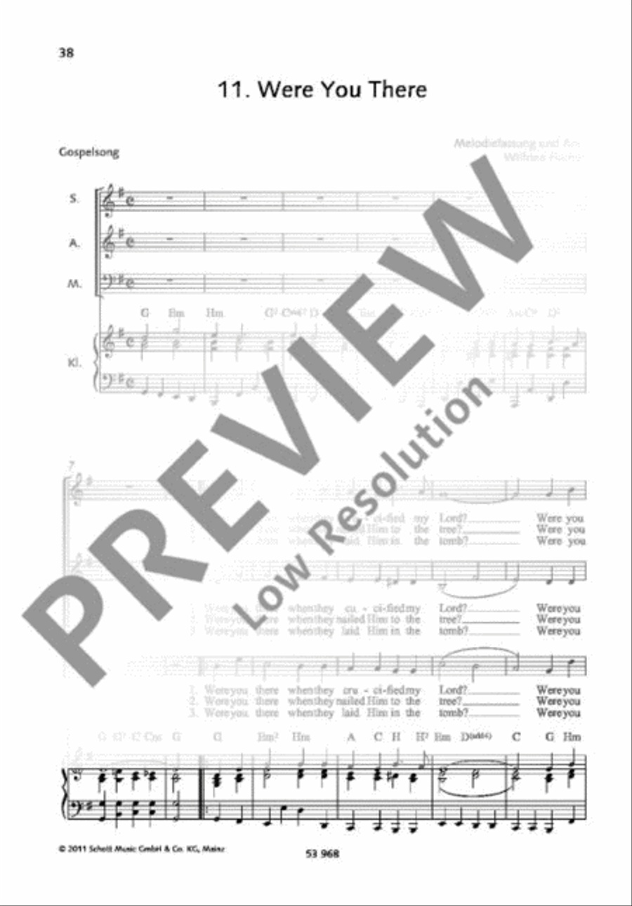 Where You There 3-Part scores gallery preview page 2
