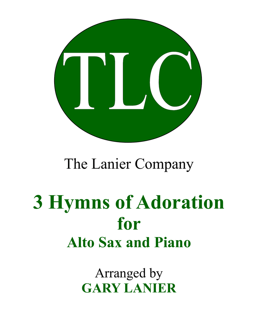 6 HYMNS of Adoration & Guidance Set 1 & 2 (Duets - Alto Sax and Piano with Parts) Woodwind Duet scores gallery preview page 2