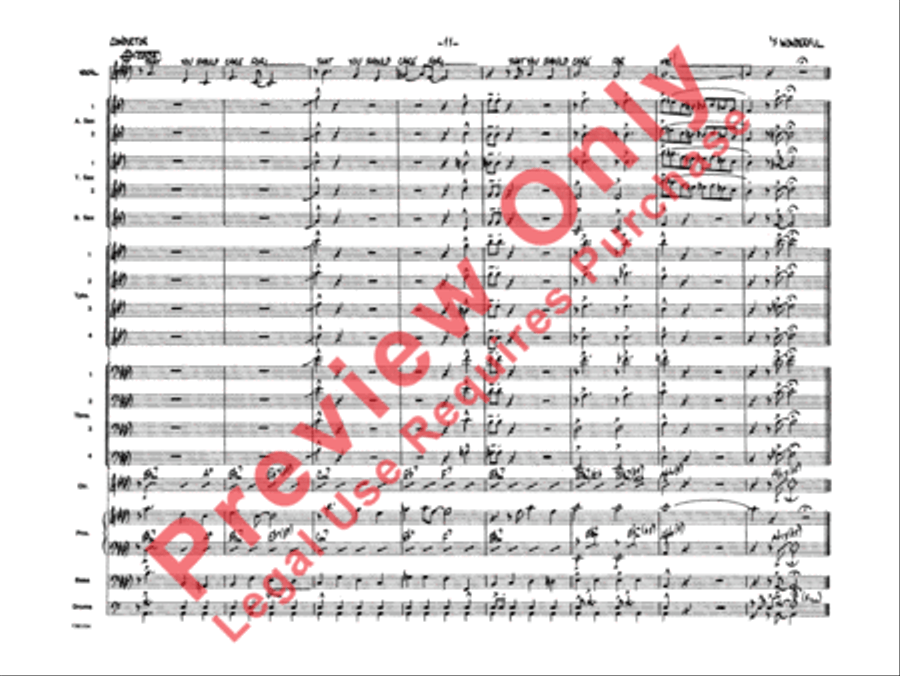 'S Wonderful Jazz Ensemble scores gallery preview page 12