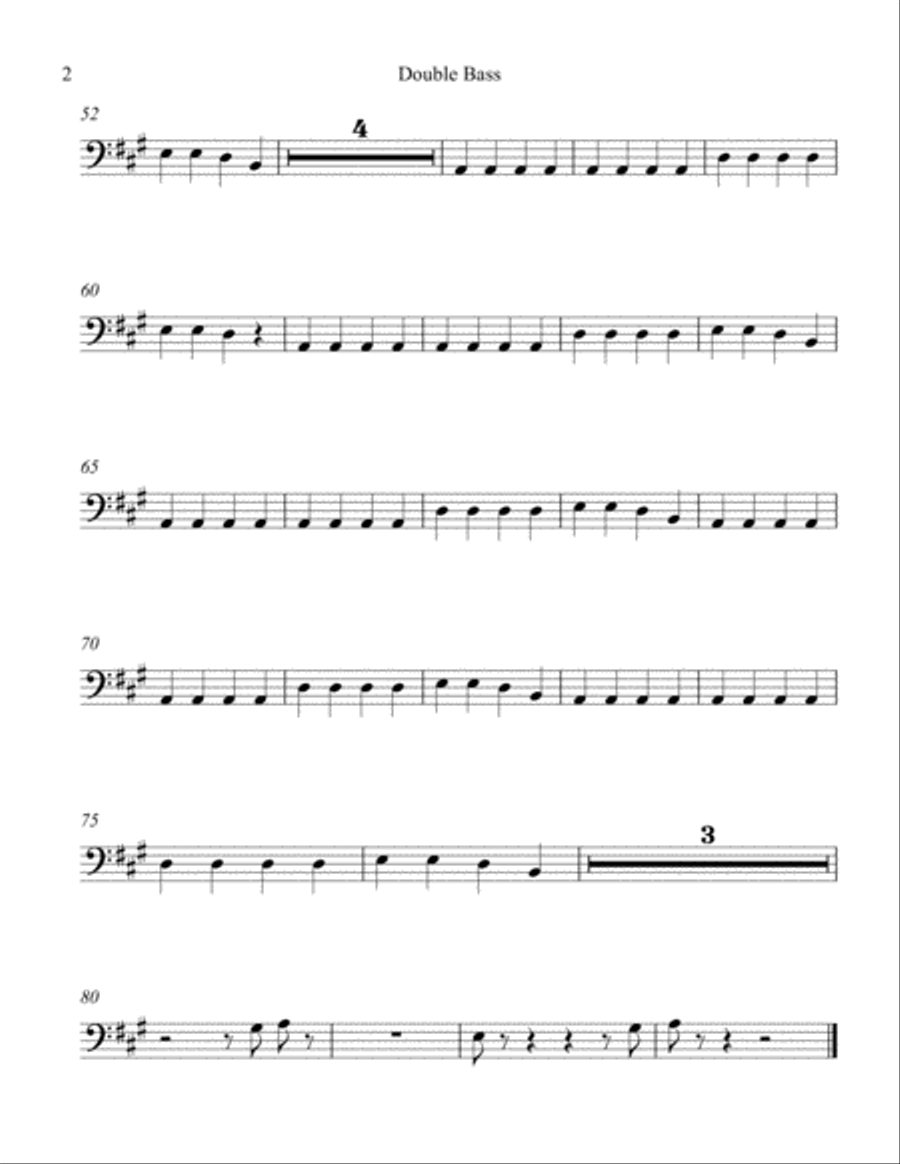 Cotton-eyed Joe String Quartet scores gallery preview page 2