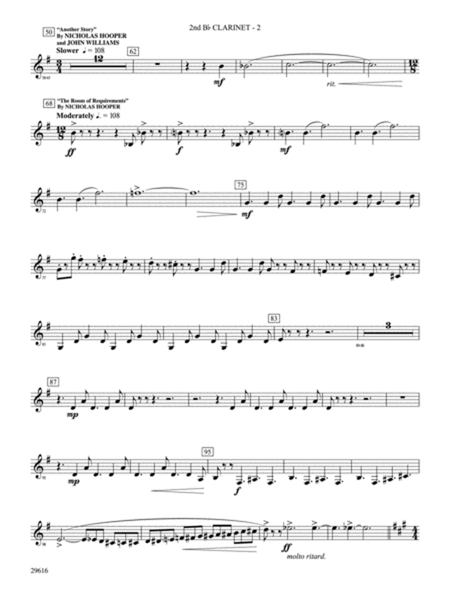Harry Potter and the Order of the Phoenix, Suite from: 2nd B-flat Clarinet
