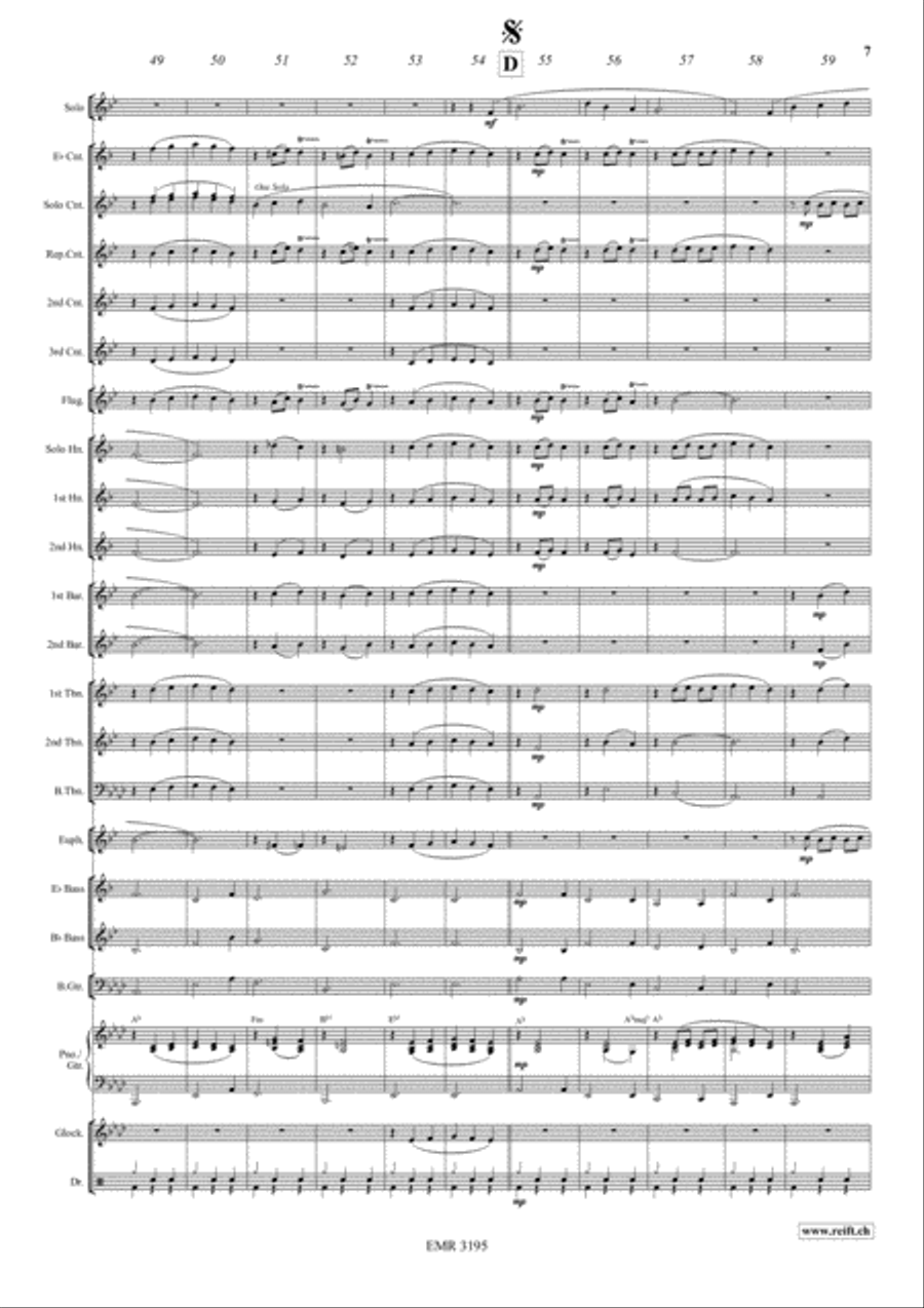 Lauretta Brass Band scores gallery preview page 8
