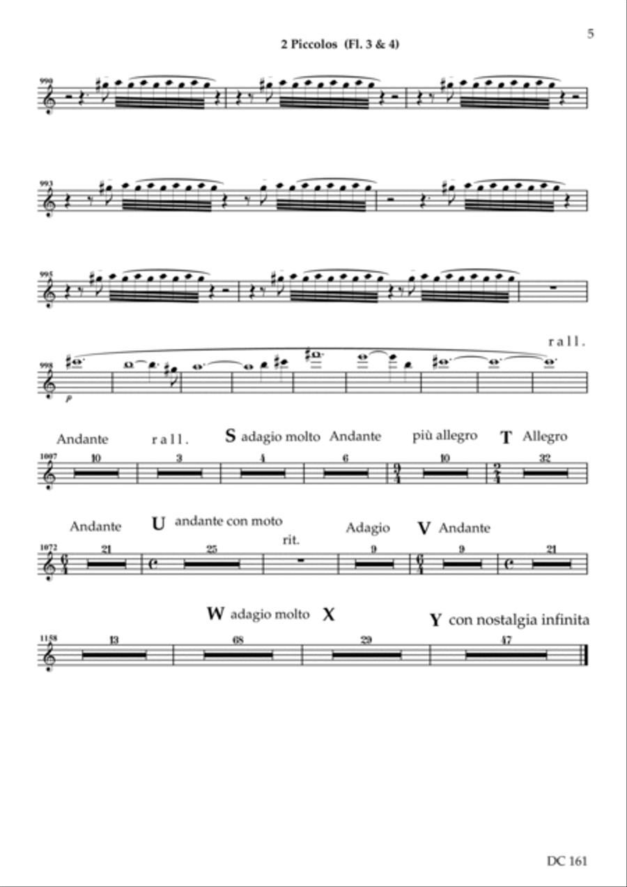Vinlandsaga - a Nordic Symphony [woodwind parts] Woodwind Quintet scores gallery preview page 5