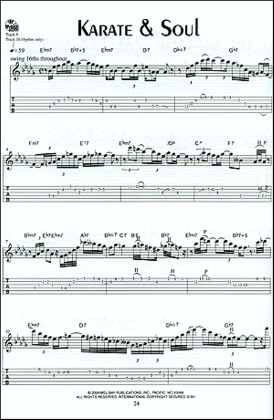 Vic Juris Inside/Outside Guitar scores gallery preview page 2