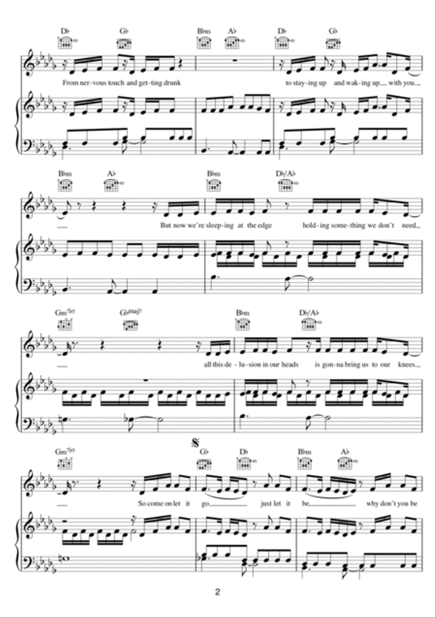 Let it go shop james bay piano
