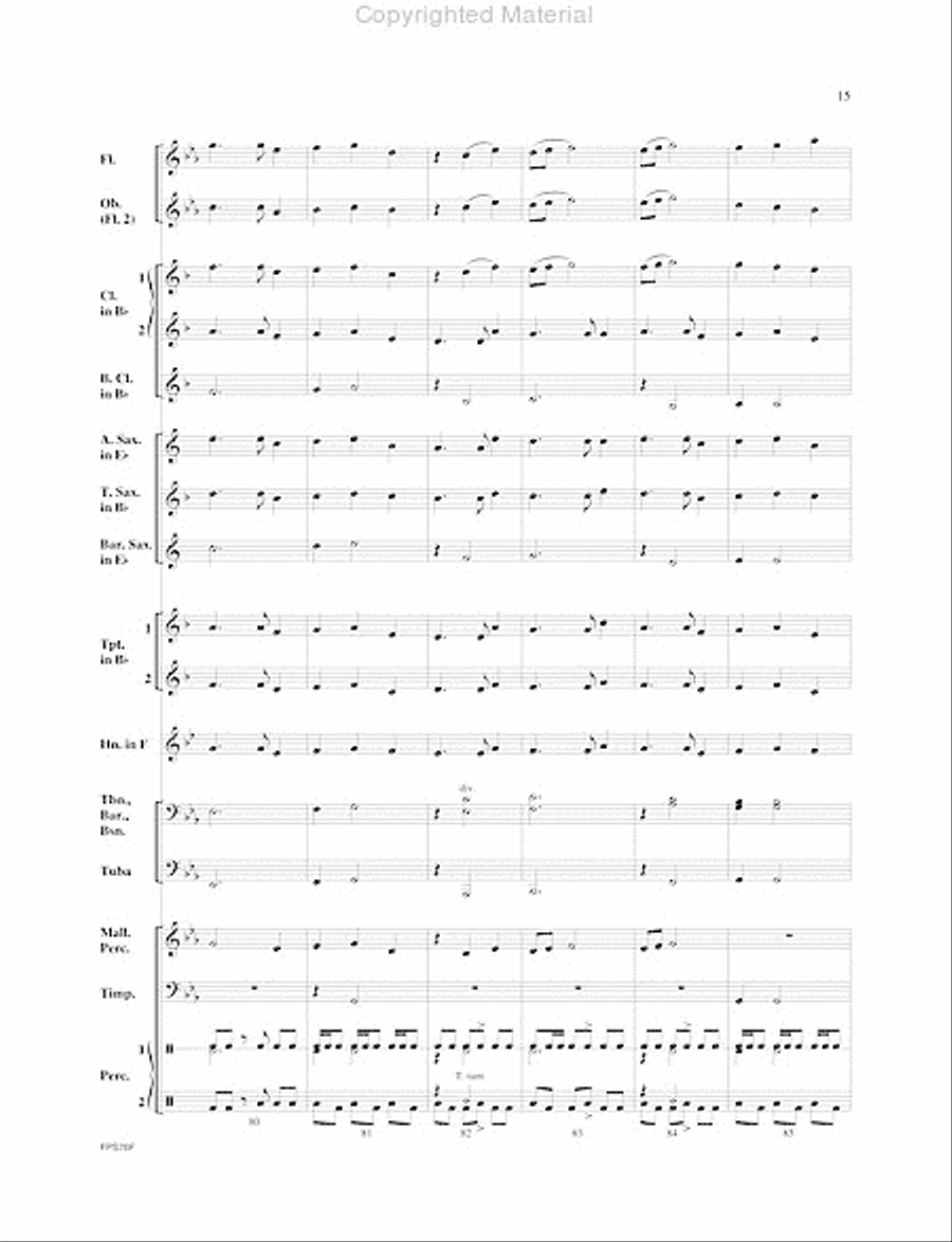 Huron Trail Huron Trail Concert Band scores gallery preview page 16