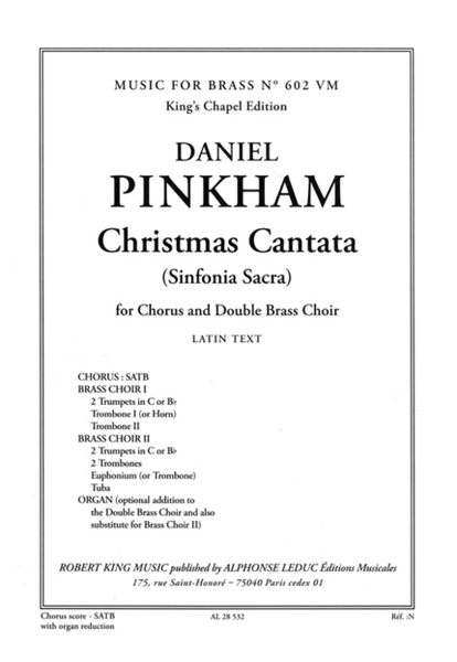 Christmas Cantata - SATB