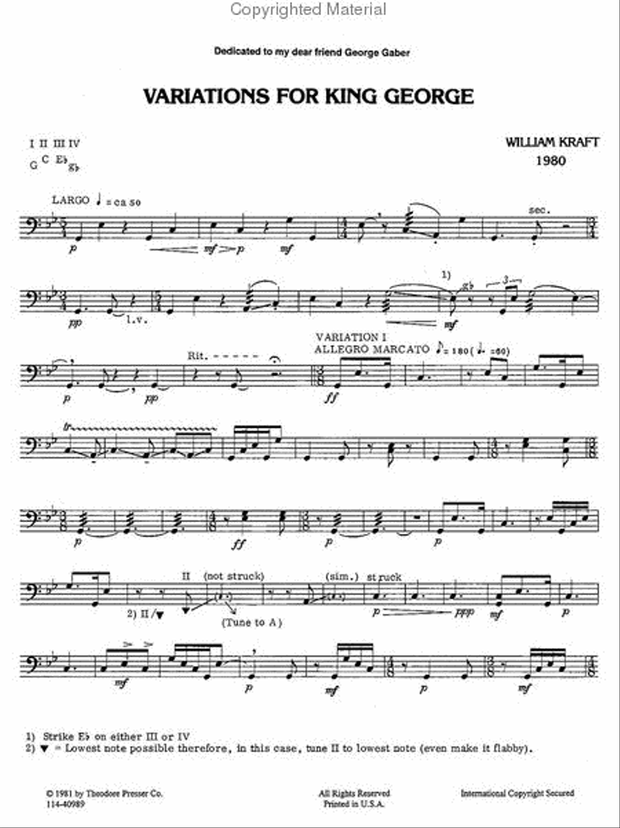 Variations for King George Chamber Music scores gallery preview page 2