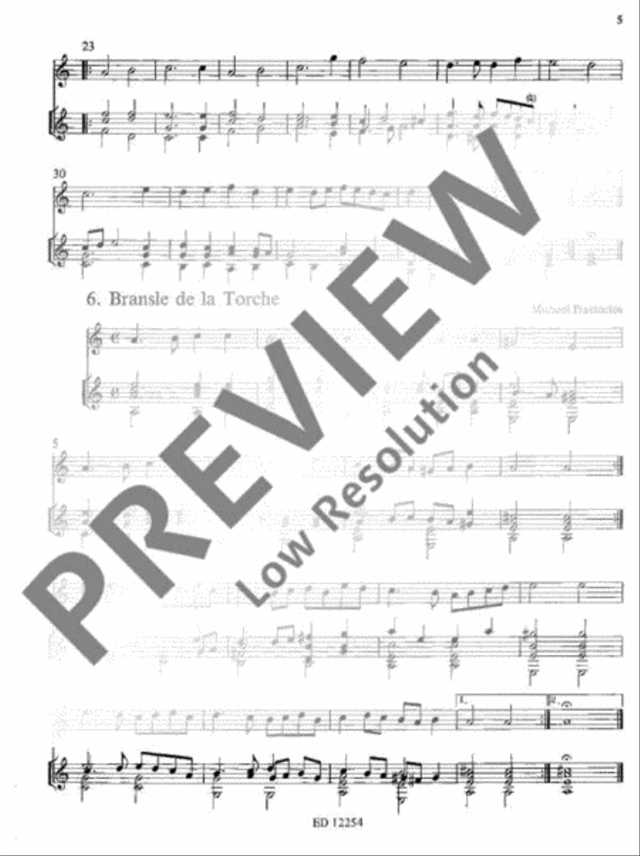 17 Dances Soprano Recorder scores gallery preview page 6