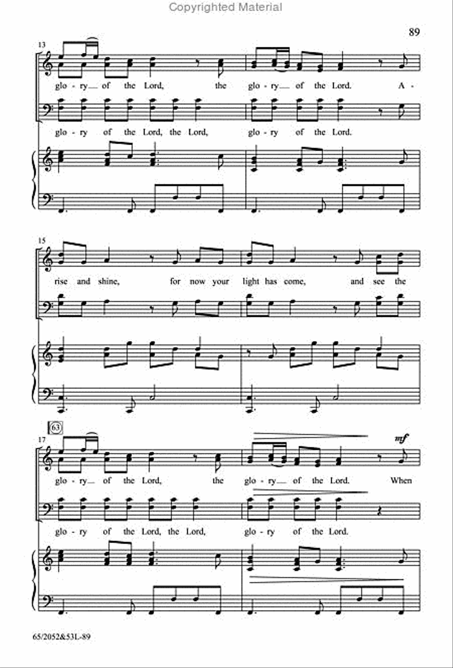 The Heart of Christmas - SATB Score with Performance CD 4-Part scores gallery preview page 22