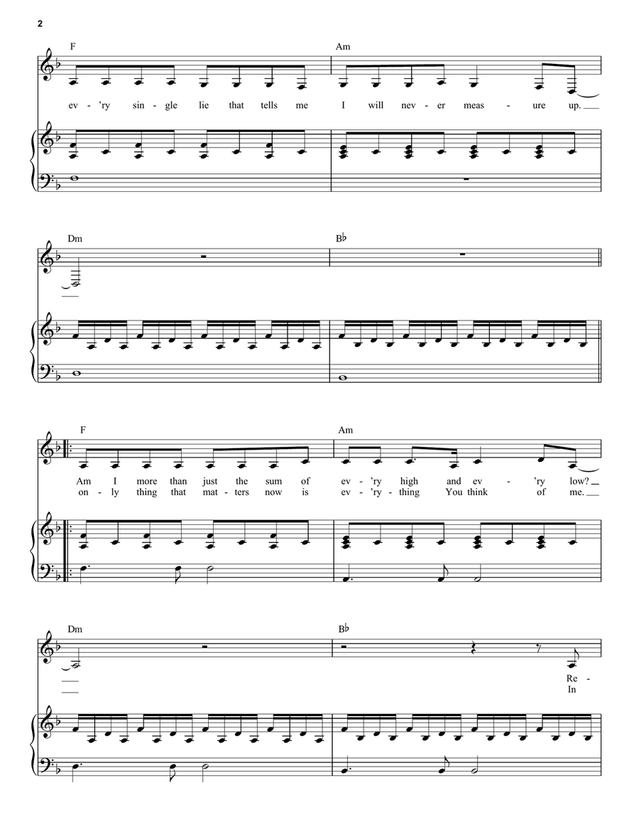 You Say Voice scores gallery preview page 2