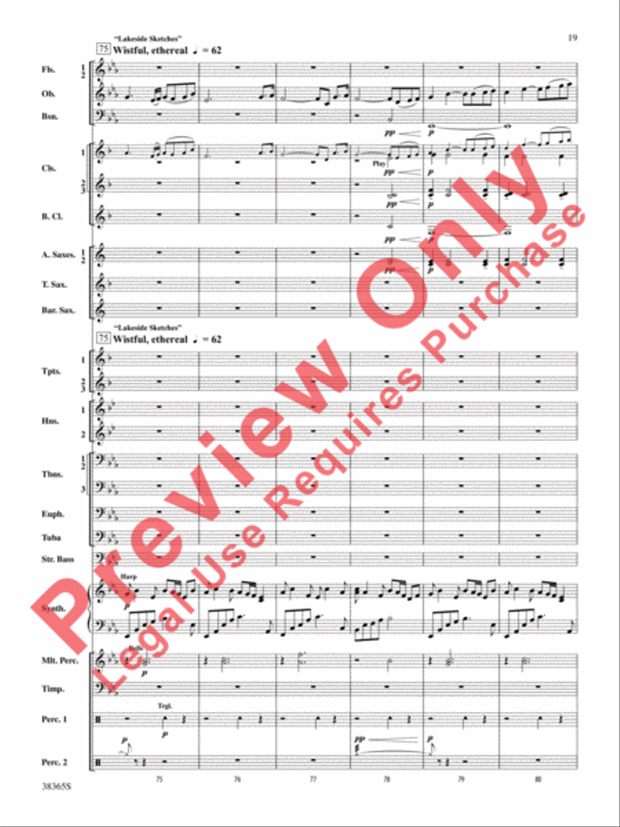 Crossroads to the Future Concert Band scores gallery preview page 20