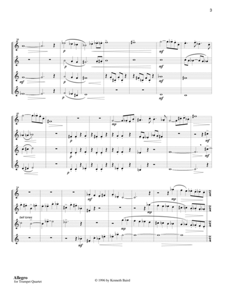 Allegro (Quartet for Trumpets) image number null