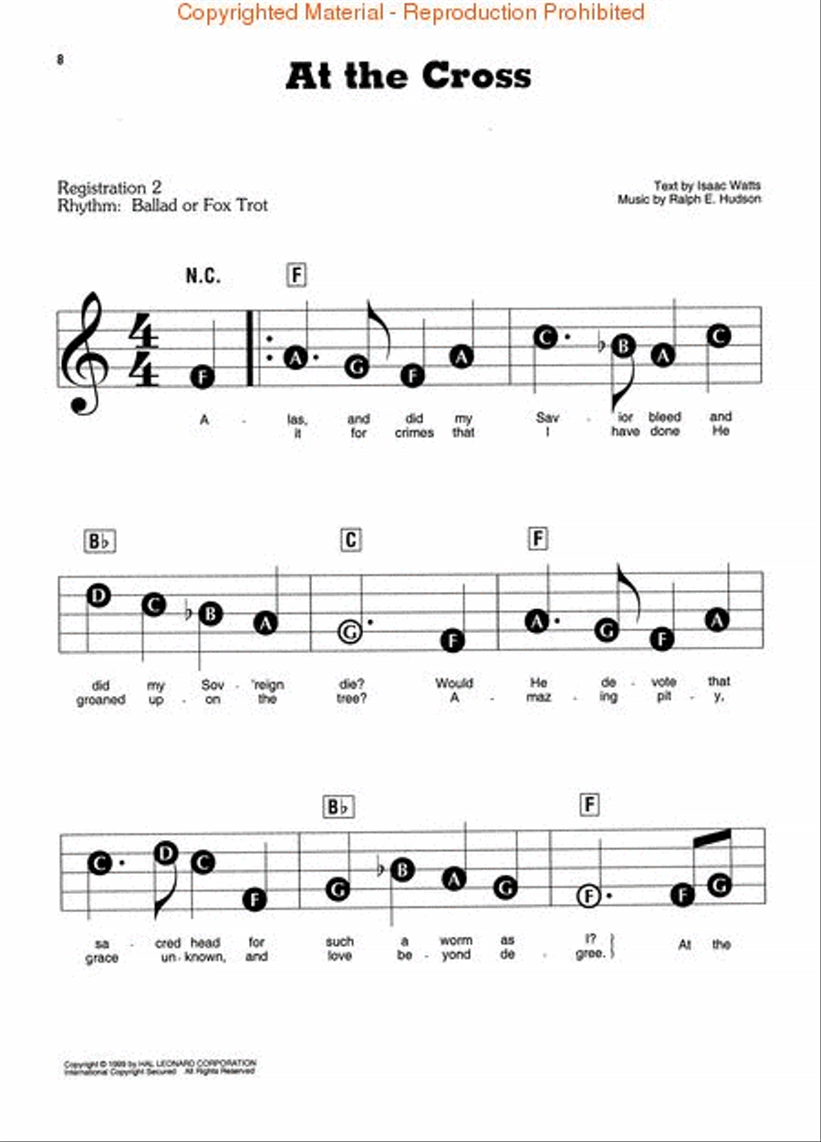 Smoky Mountain Gospel Favorites Electronic Keyboard scores gallery preview page 3