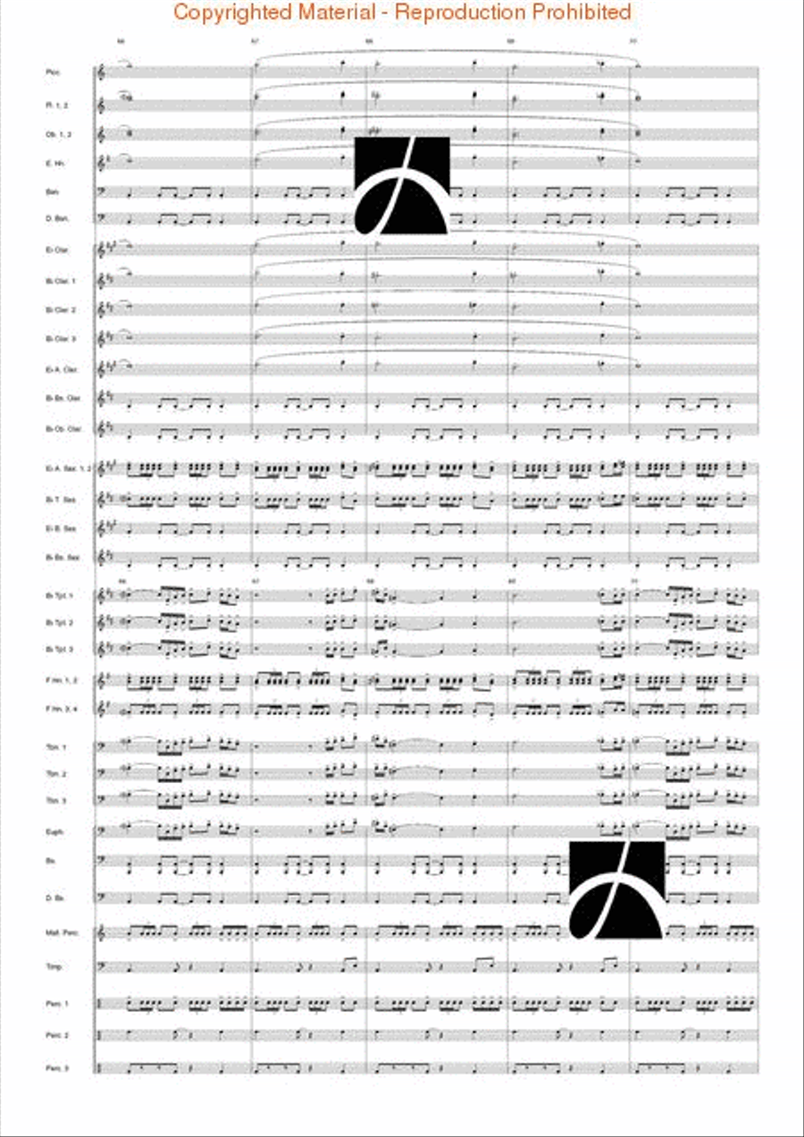 Kraftwerk Concert Band scores gallery preview page 15