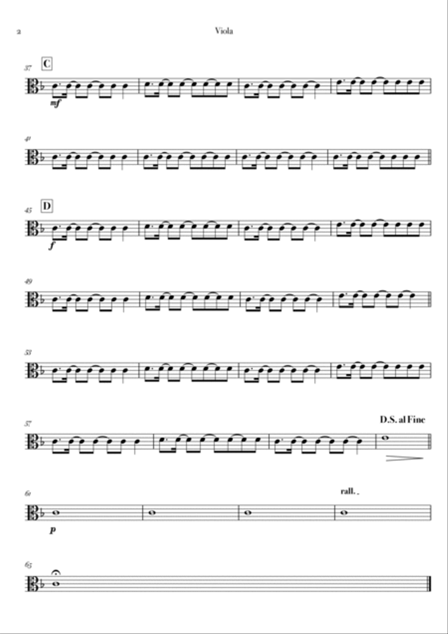 A Sky Full Of Stars String Quartet scores gallery preview page 6