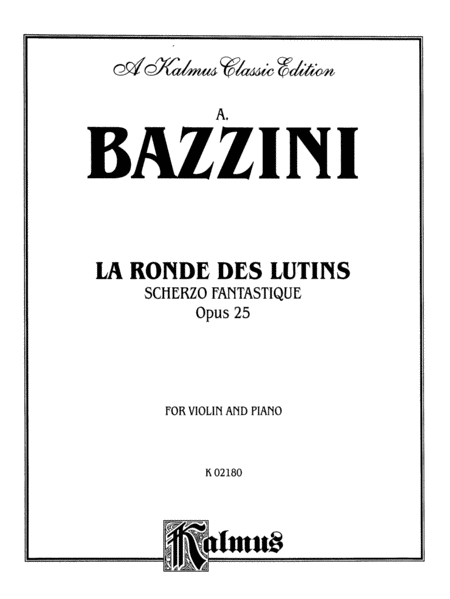 La Ronde Des Lutins - Scherzo Fantastique, Opus 25